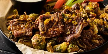 Flanken Short Ribs With Brussels Sprouts
